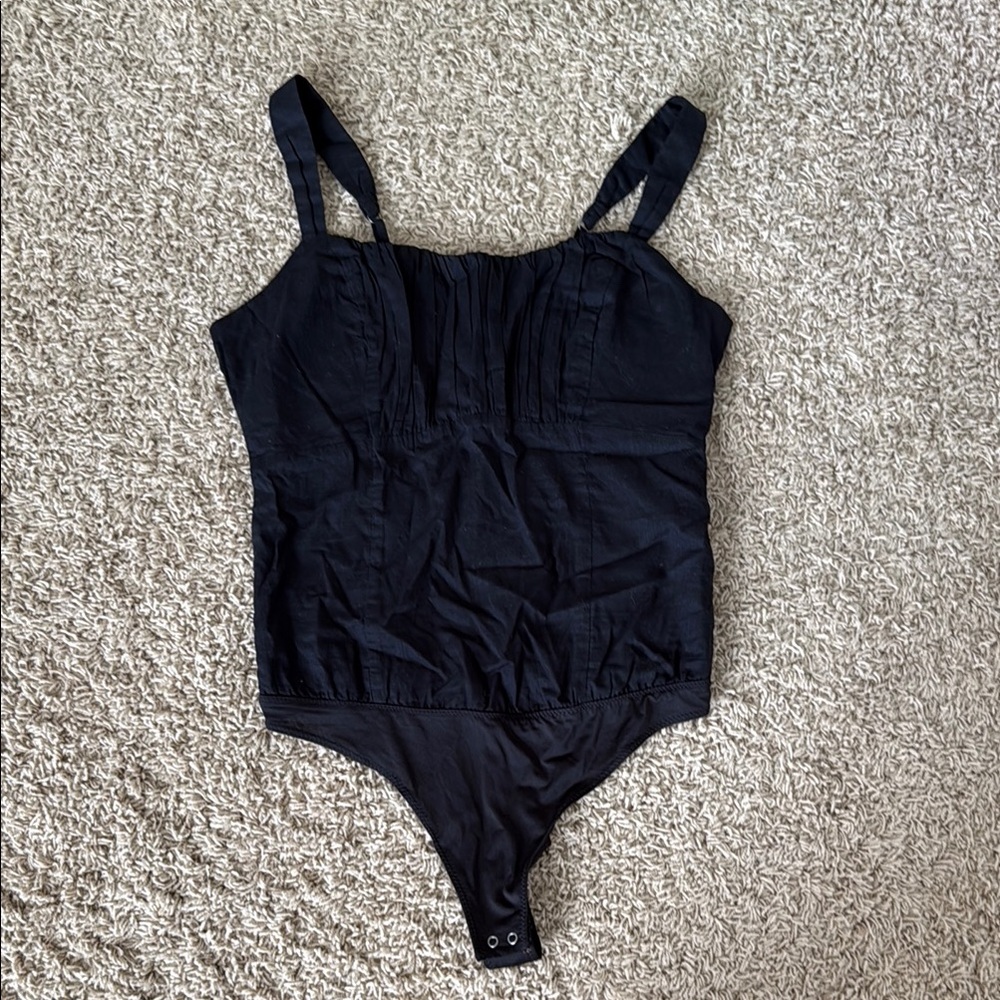 Abercrombie & Fitch Black bodysuit size Small, NWT